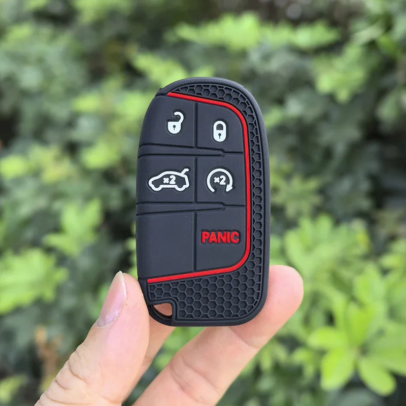 Чехол Для Ключей Jeep Cherokee Compass S Renegade Grand Commander Силиконовый Dodge Journey Challenger Chrysler 300C