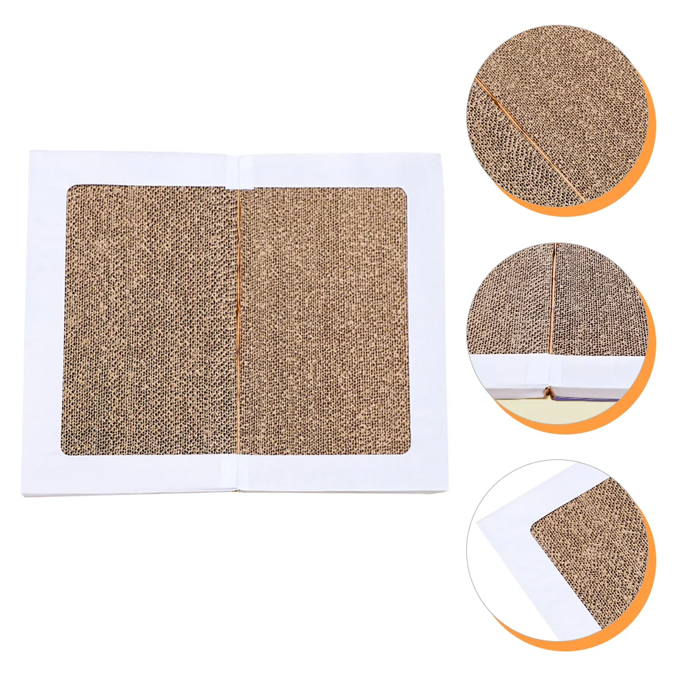 

Cat Scratching Scratcher Board Scratch Toy Cardboard Post Pad Corrugated Kitten Mat Paper Wall Pet Diy Toys Box Reversible Pads