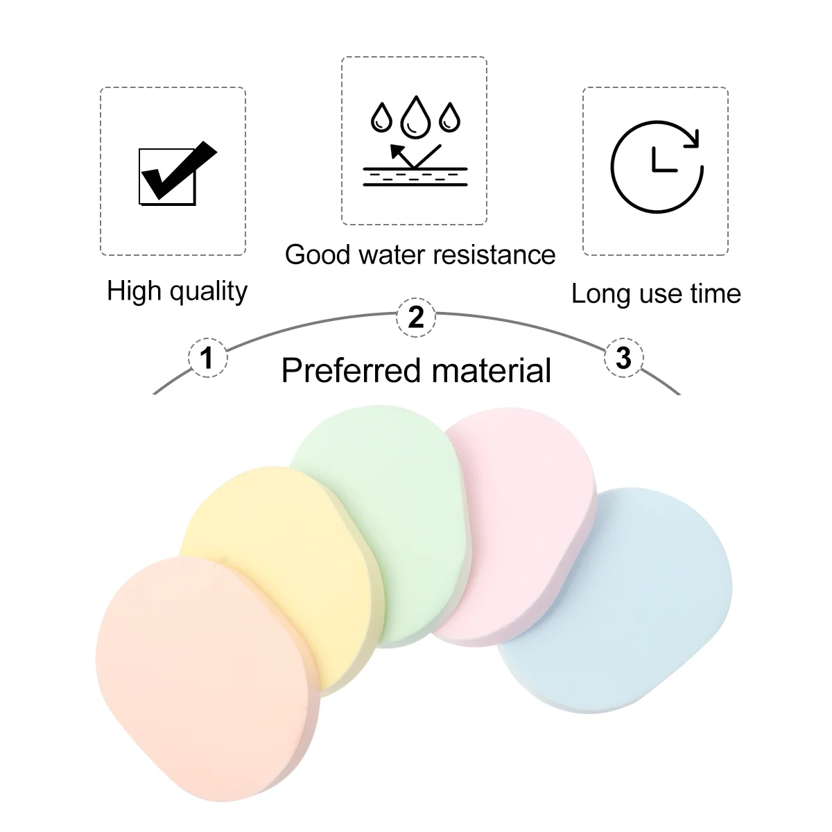 Аппликаторы для макияжа лица спонжи пудра мытья косметические подушечки ухода