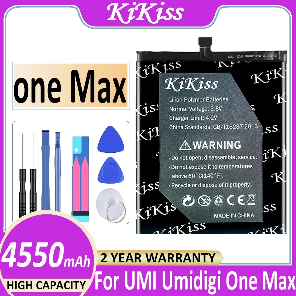 

Original KiKiss Battery 4550mAh For UMI Umidigi One Max OneMax Bateria