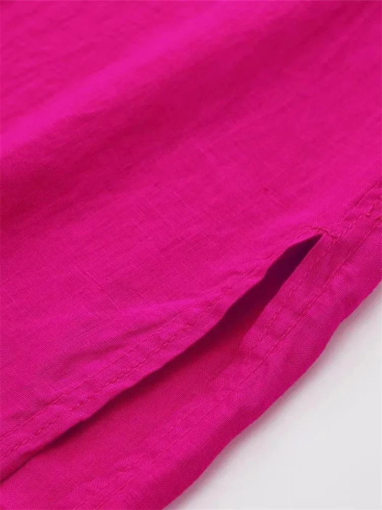 Женское платье-рубашка с длинным рукавом на пуговицах |