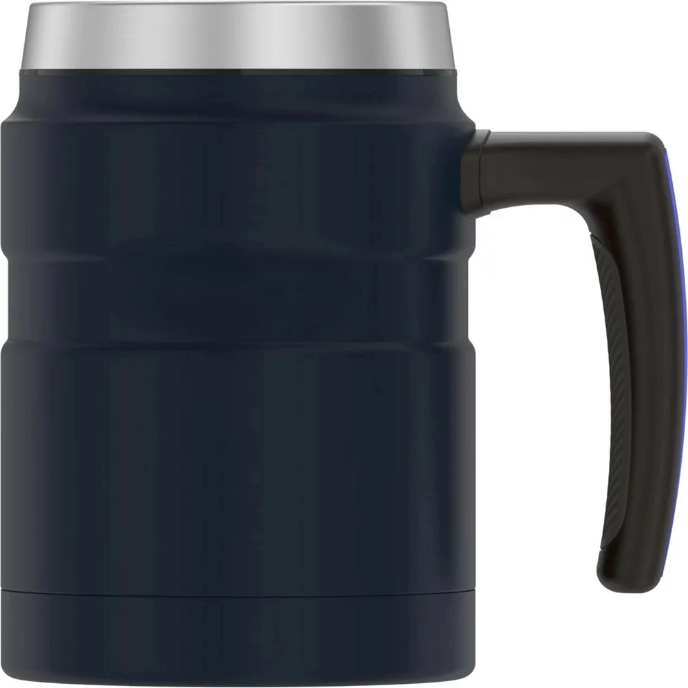 

Oz Vacuum Insulated Desk Mug, Matte Blue