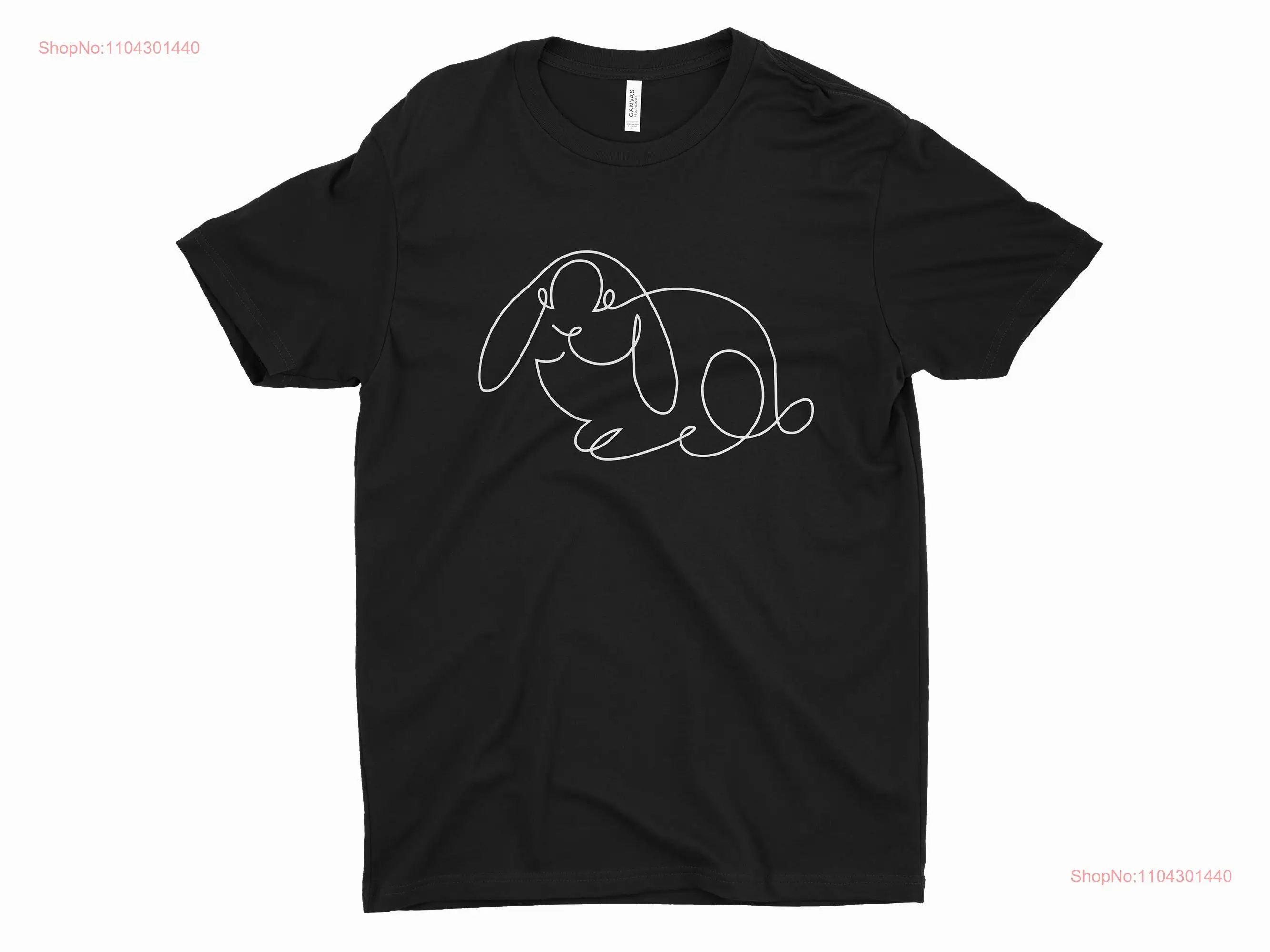 Футболка с изображением кролика современный кролик любитель животных простой