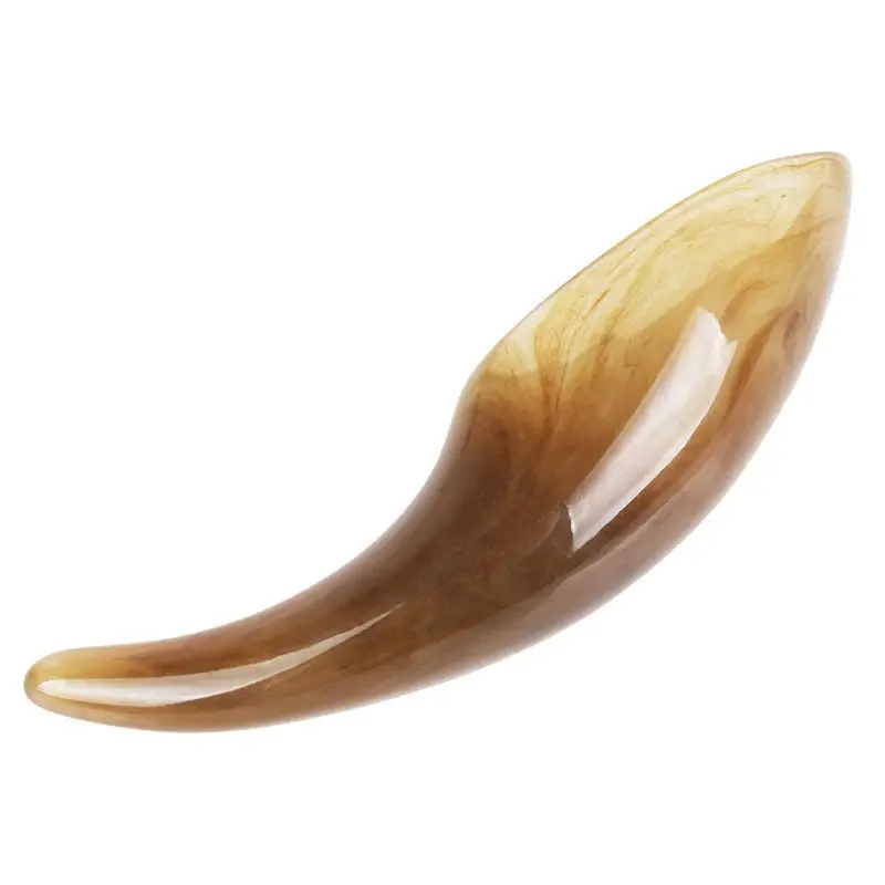 Натуральный гуаша лечебные инструменты массажные палочки чайная ложка