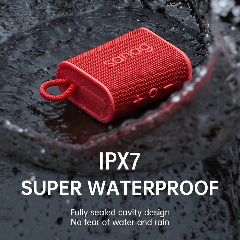 Sanag M13S PRO Bluetooth Speaker 5W IPX7 Waterproof Mini Outdoor Portable APP Control Wireless Subwoofer Hands free Call - купить по