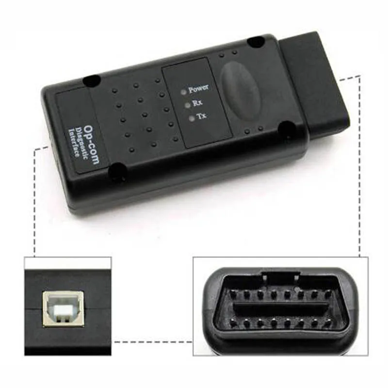 Сканер OP COM V1.70 OPCOM V1.78 V1.99 для Opel OBD2 OP-COM диагностический инструмент с чипом PIC18F458 |