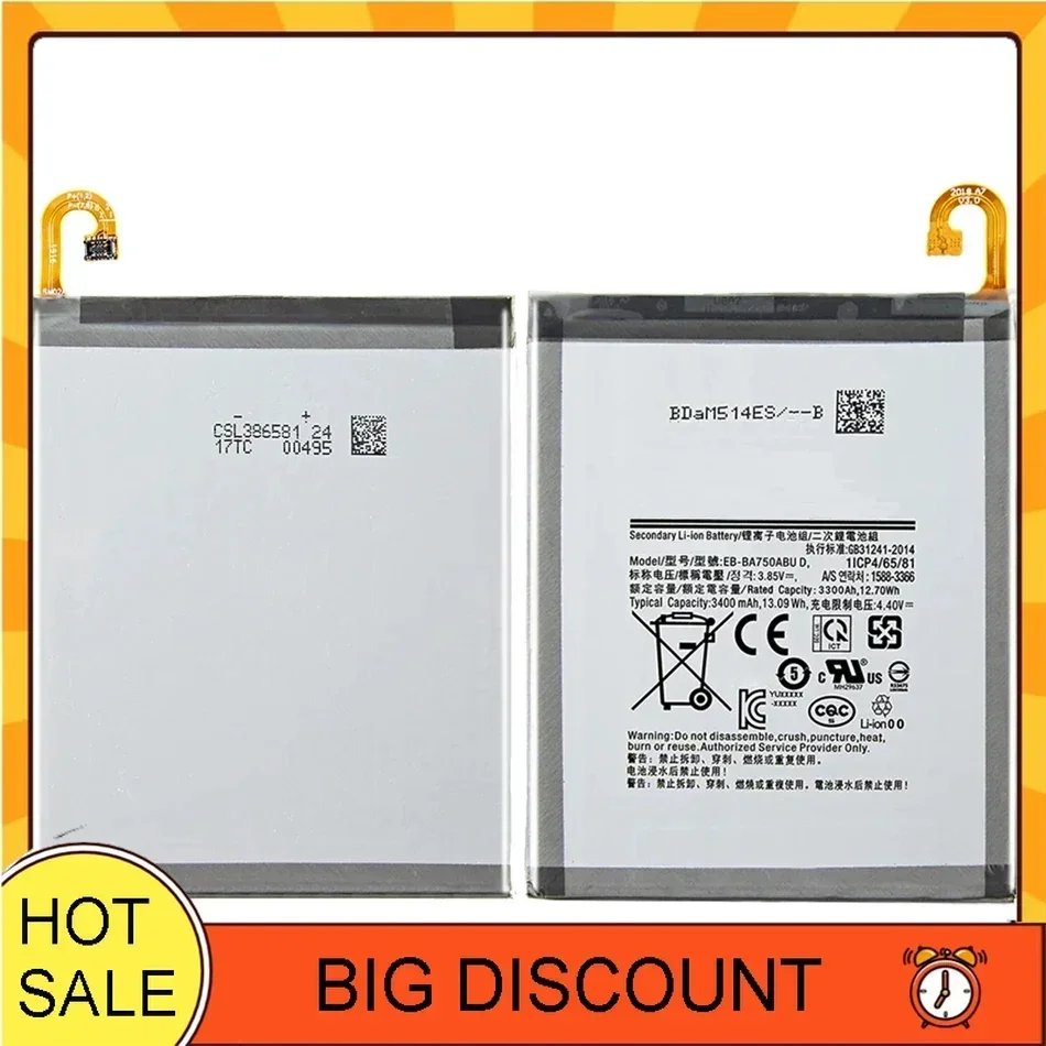 Аккумулятор EB-BA750ABU 3300 мАч для SAMSUNG Galaxy A7 A 7 2018 версия A730x A750 SM-A730x A10 SM-A750F +