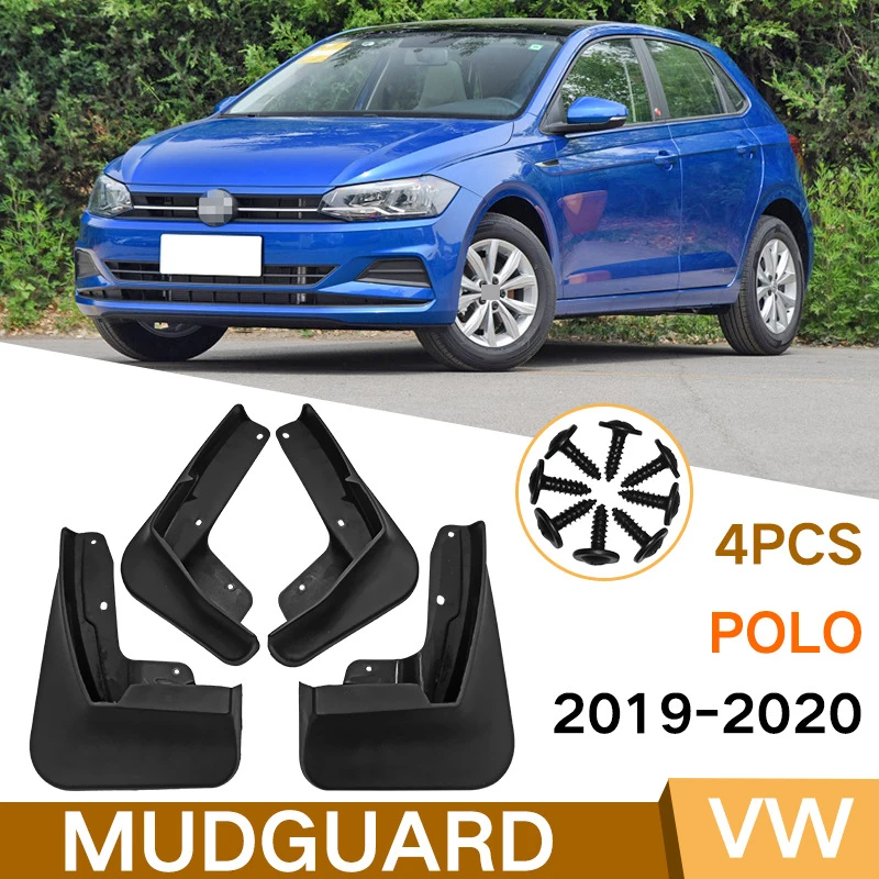 

For Volkswagen Polo 2019 To 2020 Mud Flap Mudflap Front Rear Fender Anti splash Special Guard Splash Car Accessorie