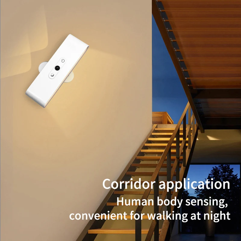 Светодиодная настенная лампа с сенсорным управлением и датчиком движения