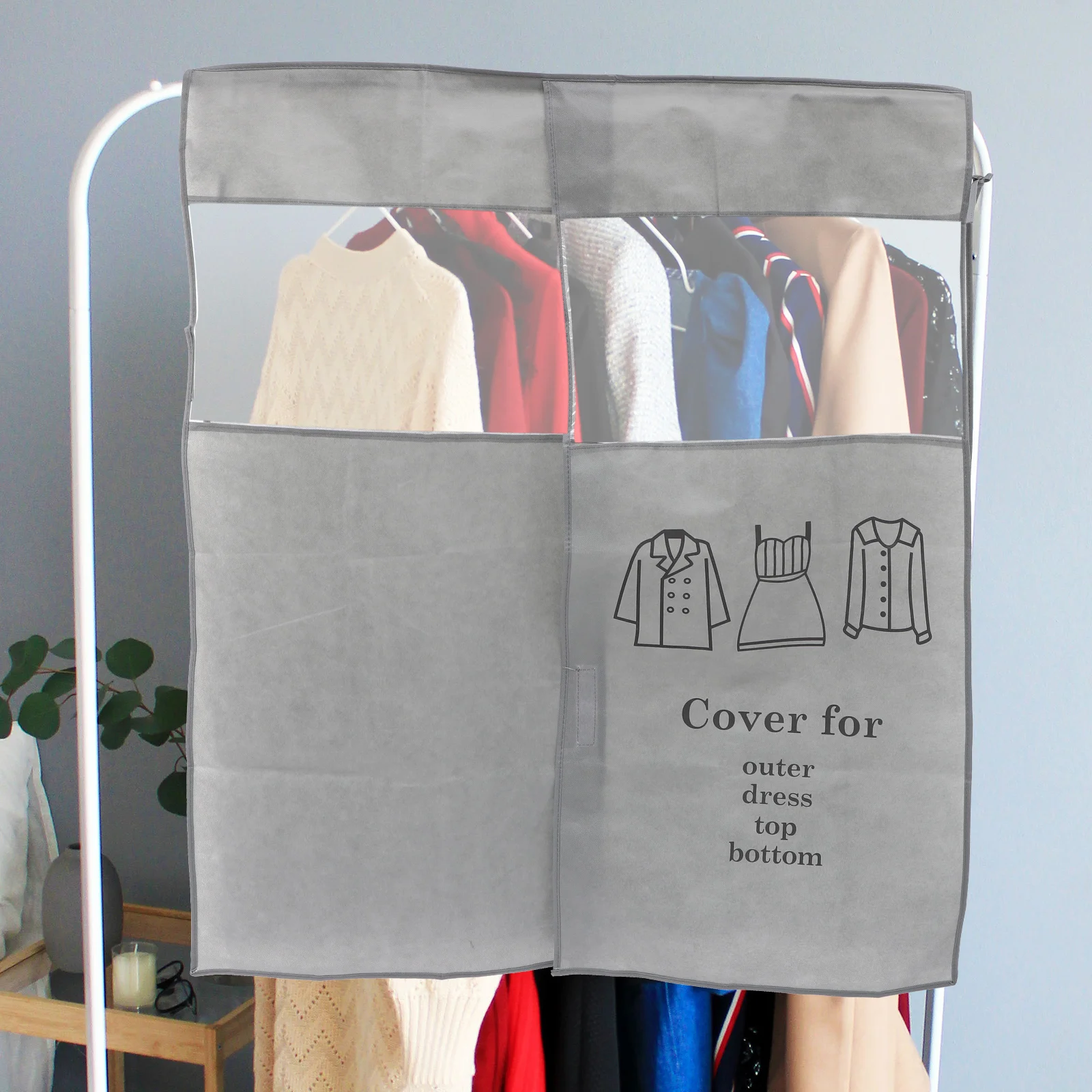 

Garment Coverclothesstorage Hanging Suit Clothing Closet Organizer Protectorrack Travel Covers Case Cloth Proof Waterproof
