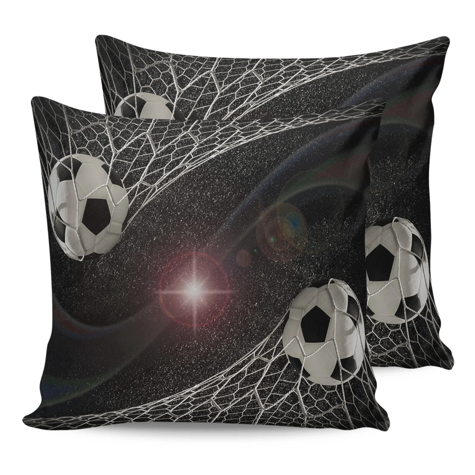 

2PCS Pillowcases Soccer Football Game Cushion Cover Home Bedding Living Room Decorative Couch Throw Pillow Case