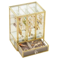 hot sale fashion jewelry box acrylic cosmetic organizer storage clear acrylic organizer