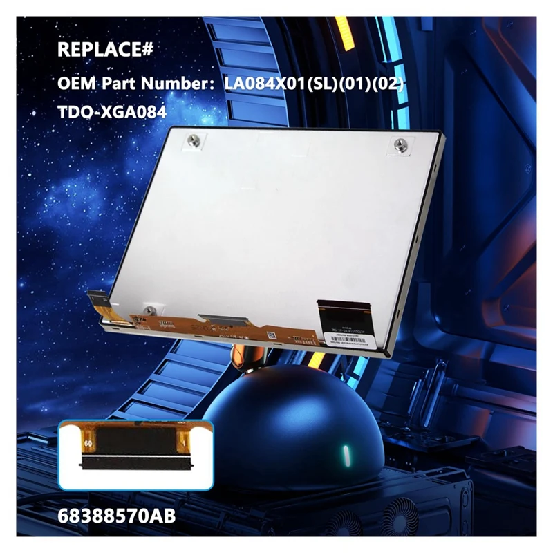 8 4-дюймовый сенсорный ЖК-монитор замена радионавигации для Jeep Dodge RAM Chrysler 2020-2023