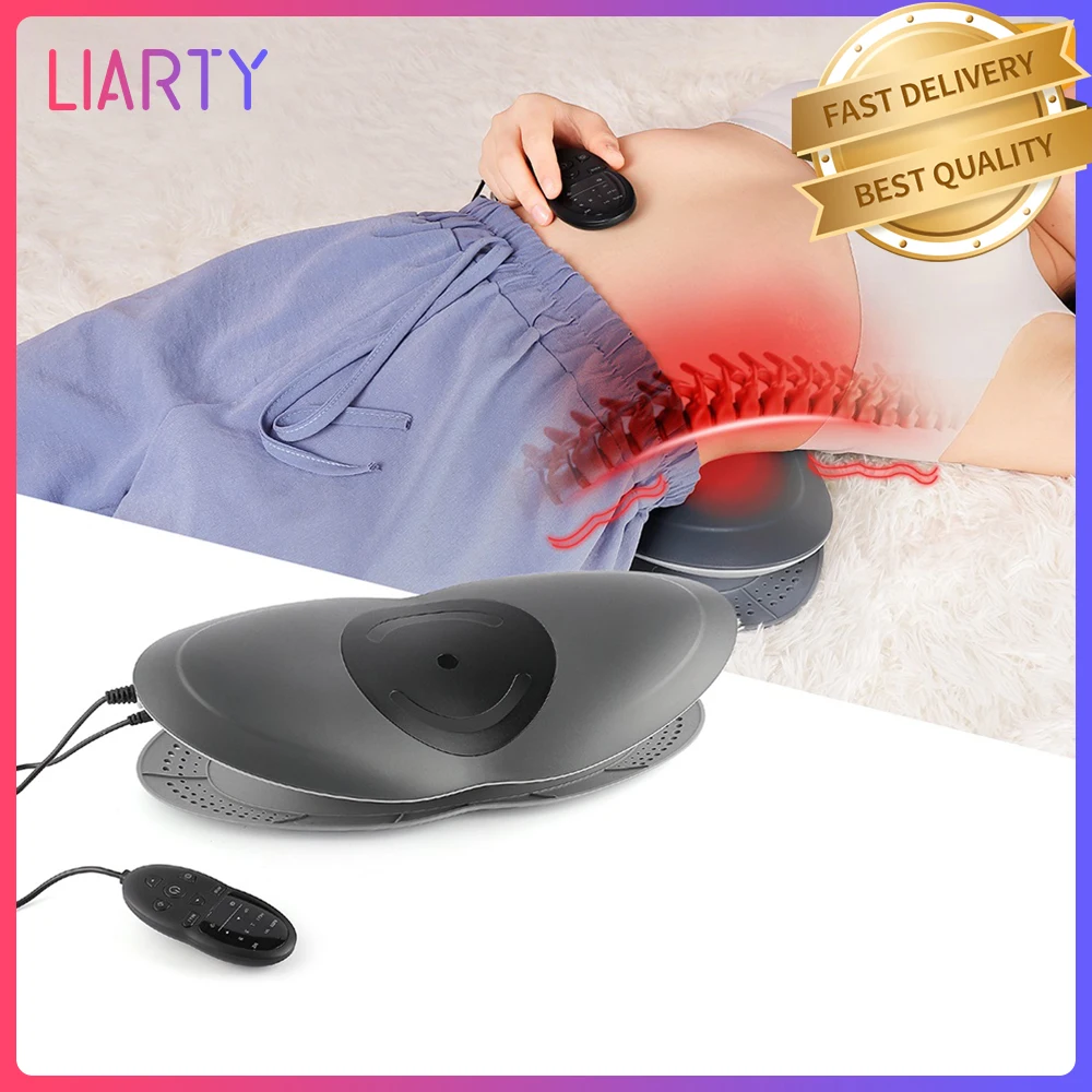 

Electric Lumbar Traction Massager Pressotherapy Massage Lumbar Spine Support Waist Relieve Fatigue Back Vibration Massage Tool