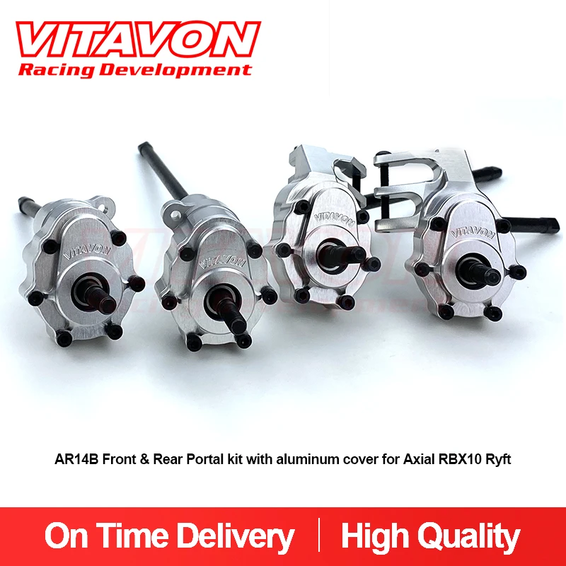 

VITAVON AR14B Front & Rear Portal kit with aluminum cover for Axial RBX10 Ryft