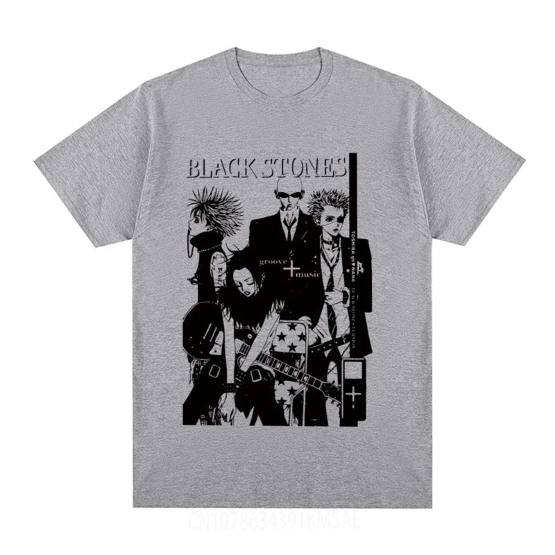 Винтажная футболка Black Stones NANA Osaki идея подарка уникальная хлопковая мужская новая