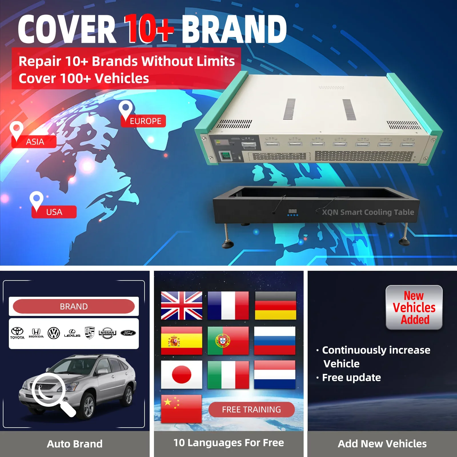 8 16 24 32 40 48 56 каналов автомобильное зарядное устройство разрядное балансовый