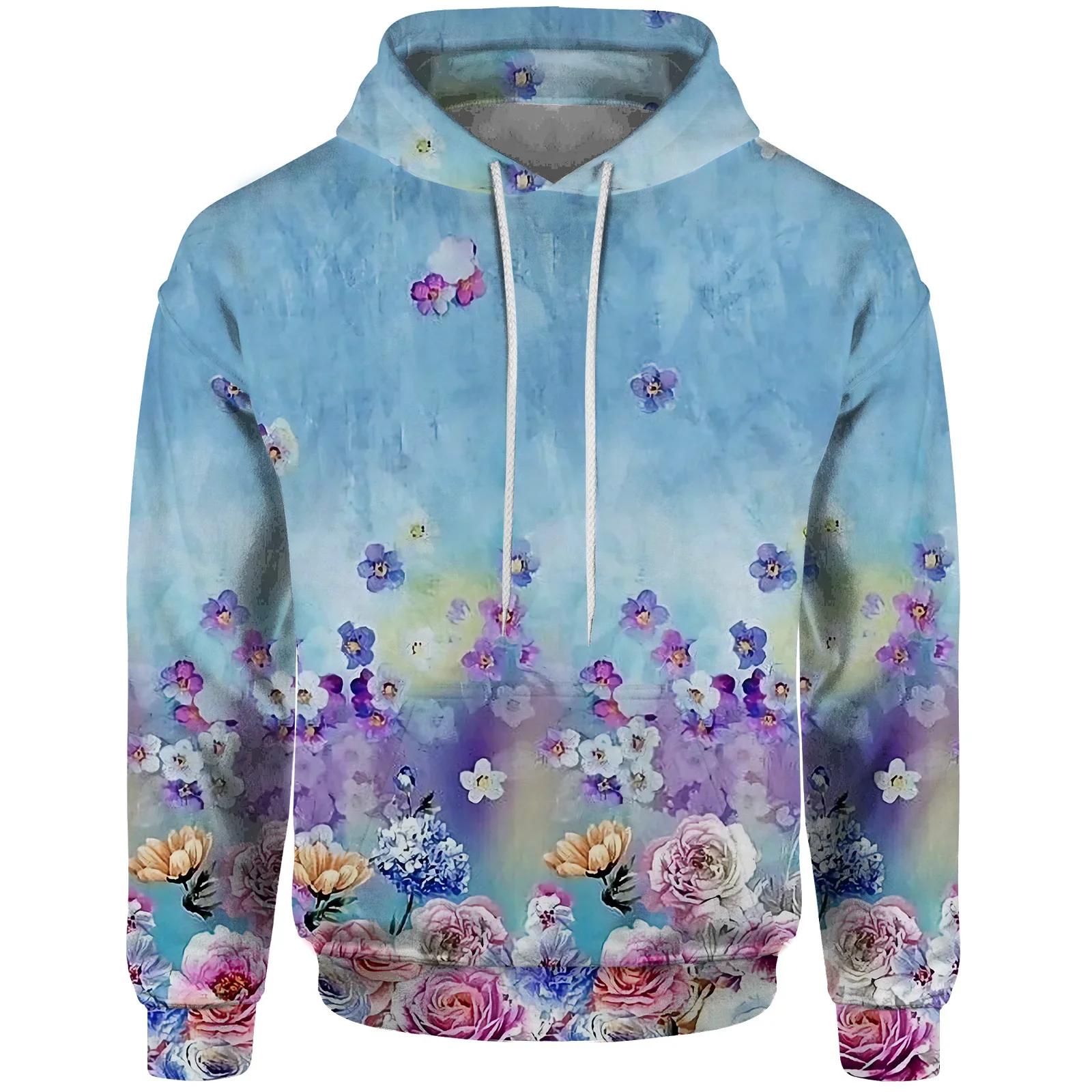2024 New Autumn And Winte Fresh Simple Printed Sweatshirt Men's Clothing In Sweatshirts Hooded Men Clothes