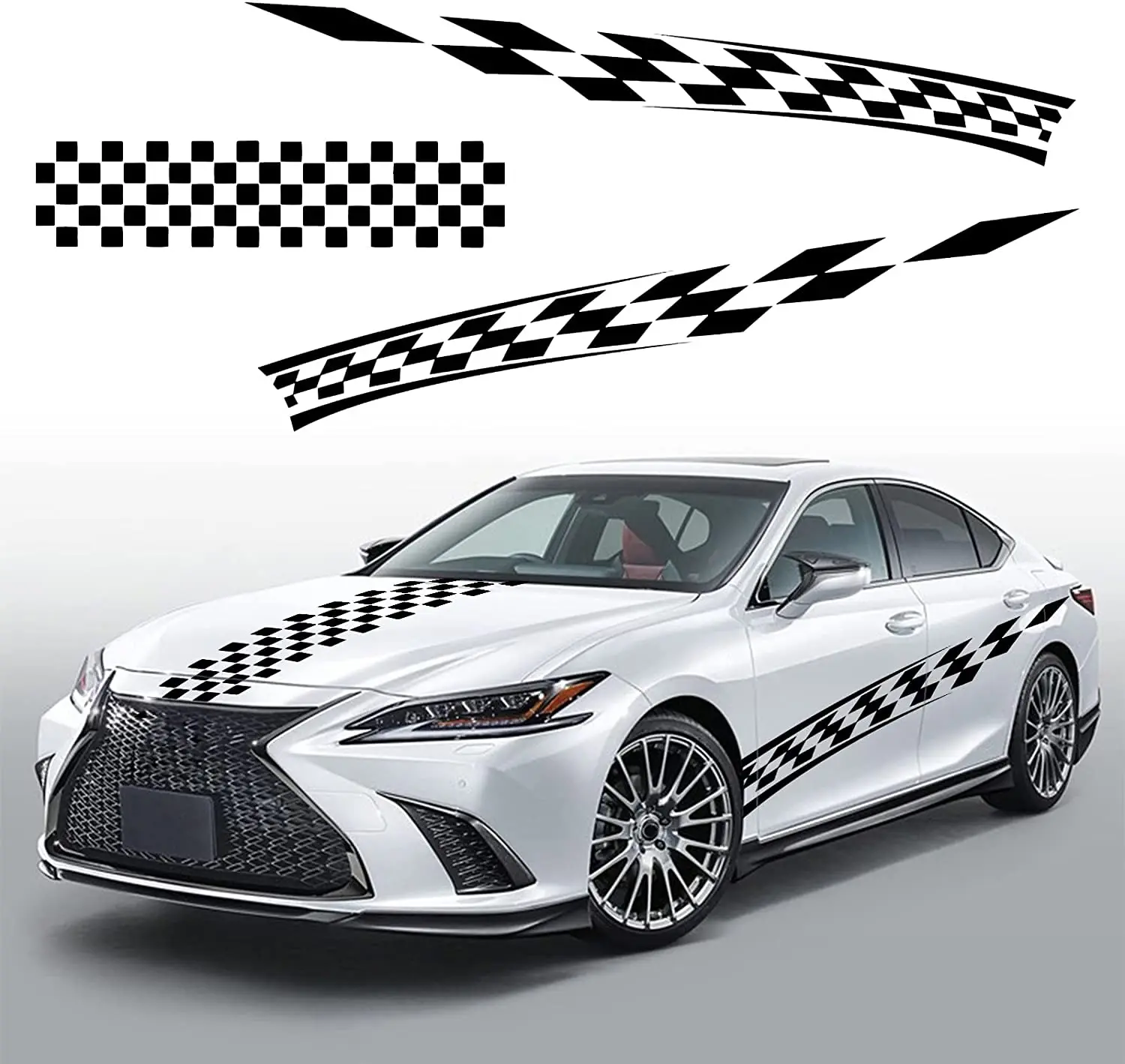 

Декоративные наклейки для кузова автомобиля YAMUDA, 3 шт., YQ01 (черный)