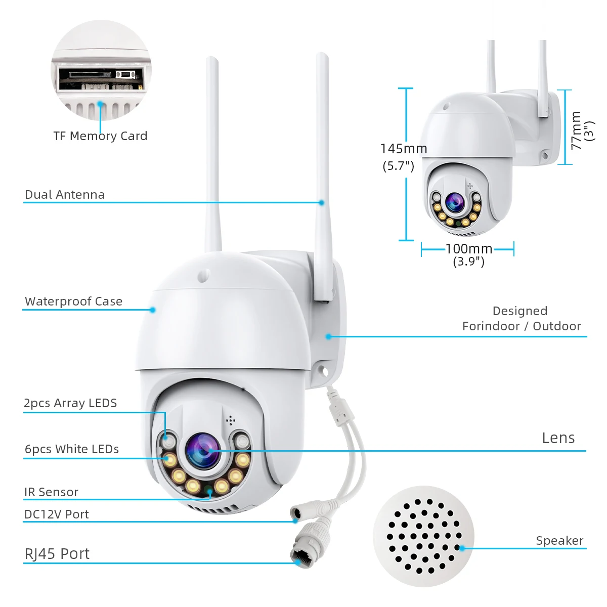 8MP 4MP Wifi IP Cameras Outdoor 1080P Surveillance PTZ Cam Security Protection CCTV Auto Two Way Audio camara vigilancia Iptv 2 8MP 4MP Wifi IP Cameras Outdoor 1080P Surveillance PTZ Cam Security Protection CCTV Auto Two Way Audio camara vigilancia Iptv 2