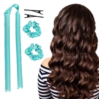 heatless hair curlers no heat no damage spiral curlers for long dense sparse hairs sleeping curling rod make hair soft and shiny