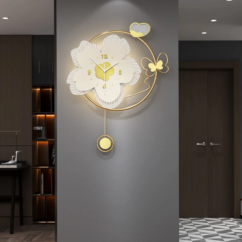 

Modern Big Size Wall Clocks Digital Silent Clock Mechanism Stylish Metal Relogio De Parede Digital Home Decorating Items