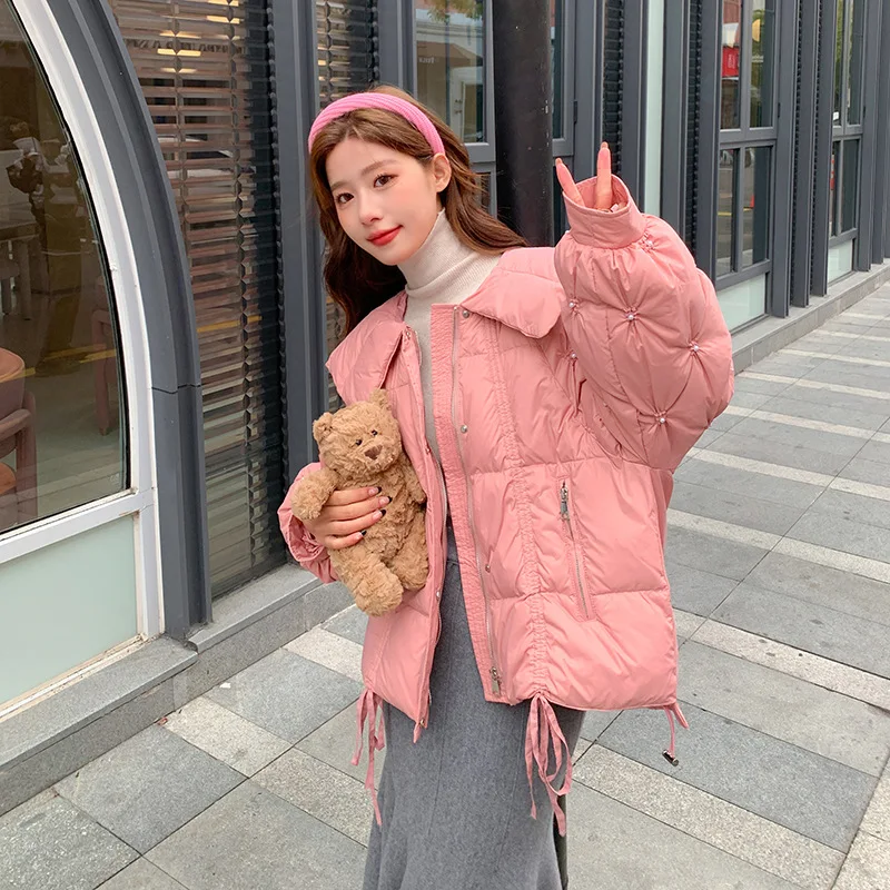 Женские короткие пуховики из полиэстера NameIsNotDefined