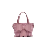 bow lattice bag lady bag 2022 new fashion summer small bag women handbag girl messenger bag