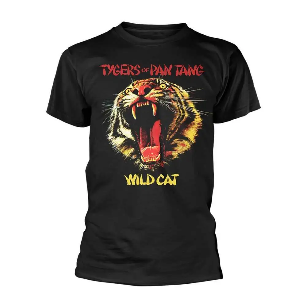Мужская футболка Tygers Of Pan Tang Wild Cat черная