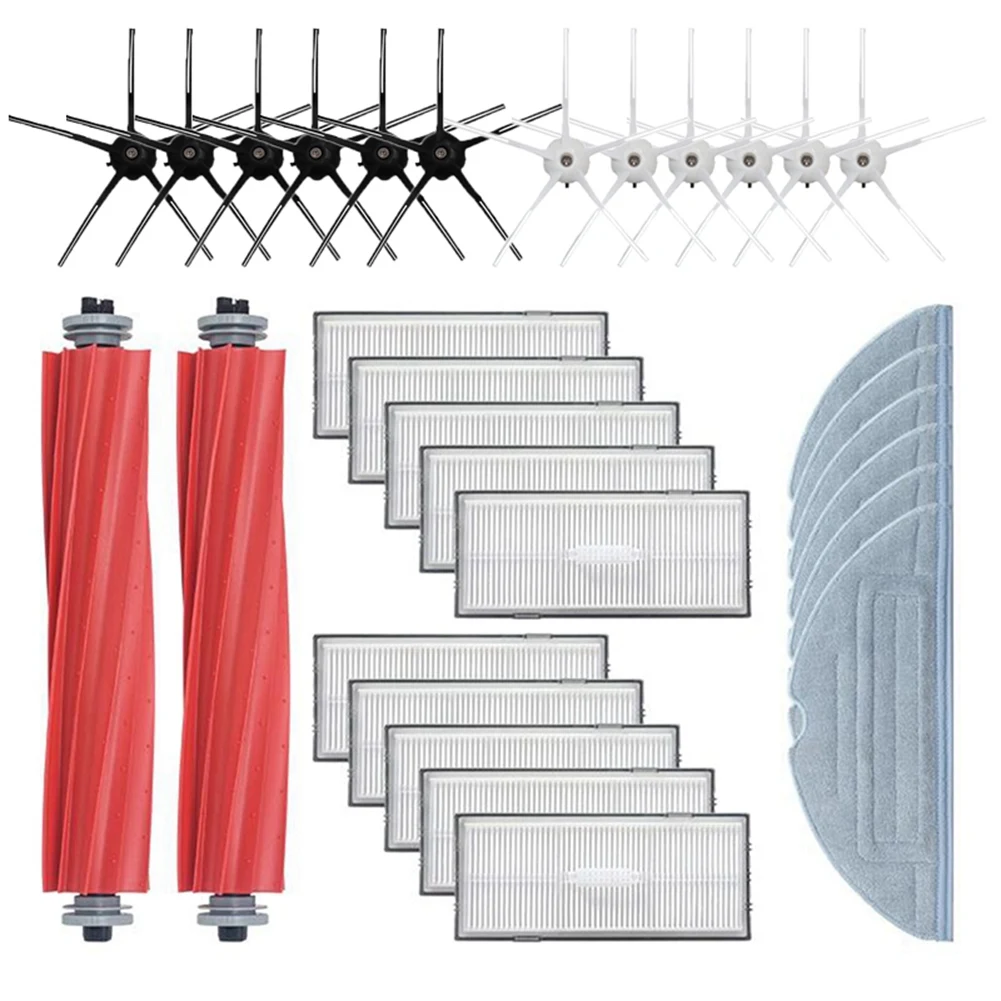 

Съемная основная щетка для пылесоса Roborock S7 T7S, аксессуар НЕРА, насадка на швабру, боковая