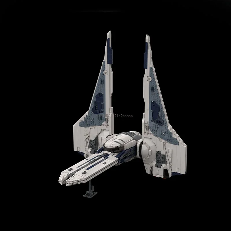 2007 шт. знаменитый звездный фильм MOC Mandaloring UCS Kom'rk-класс рукавицы Spacefighter