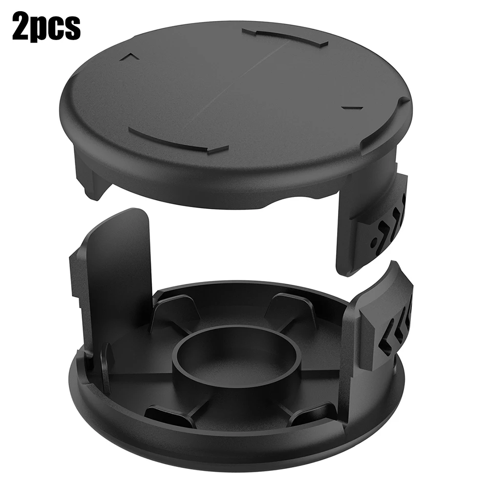 

2pcs Plastic Spool Cover For Bosch EasyGrassCut 18-260 Grass Trimmer Spool Cap Replacement Garden Tool Parts F016800569 Black