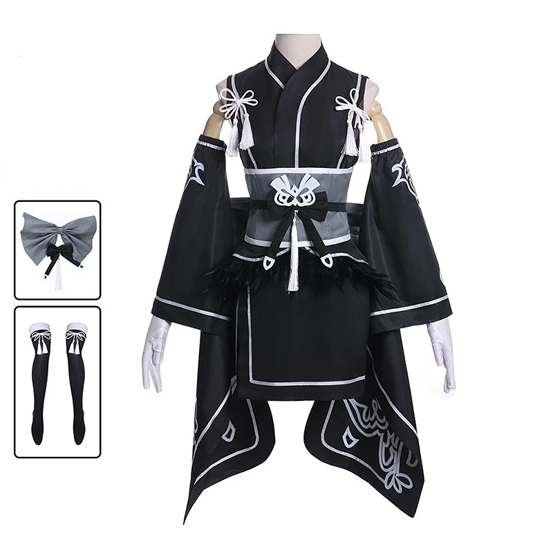 

Game NieR:Automata Cosplay Costumes YoRHa No. 2 Type B Women Sexy Top Skirts Kimono Uniform Suit Halloween Accessories Gift