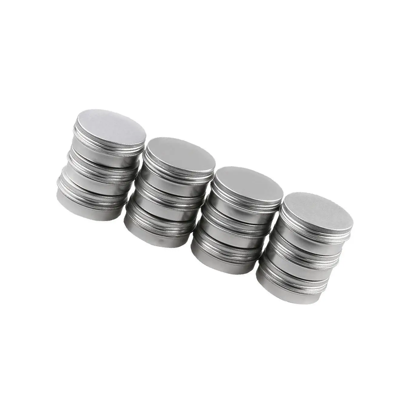 

Партия 12, алюминиевый круглый винтовой контейнер для косметических губ, 60 г