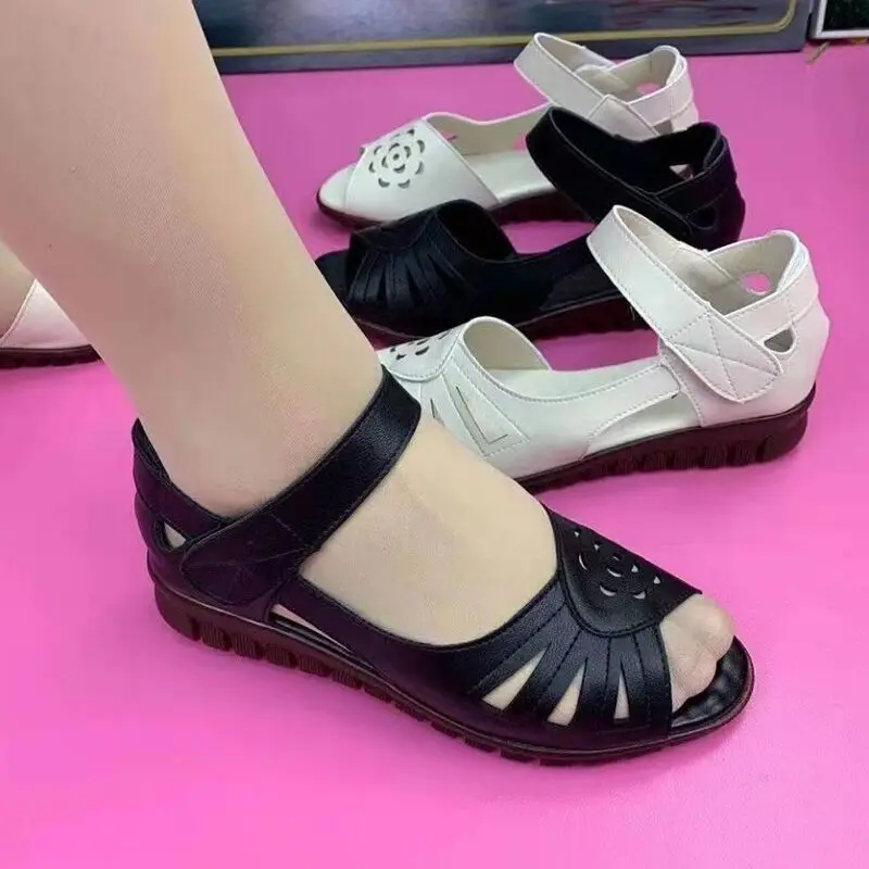 

Women Sandals New Summer Shoes Woman Plus Size 44 Heels Sandals for Wedges Chaussure Femme Casual Gladiator Platform Shoes Talon