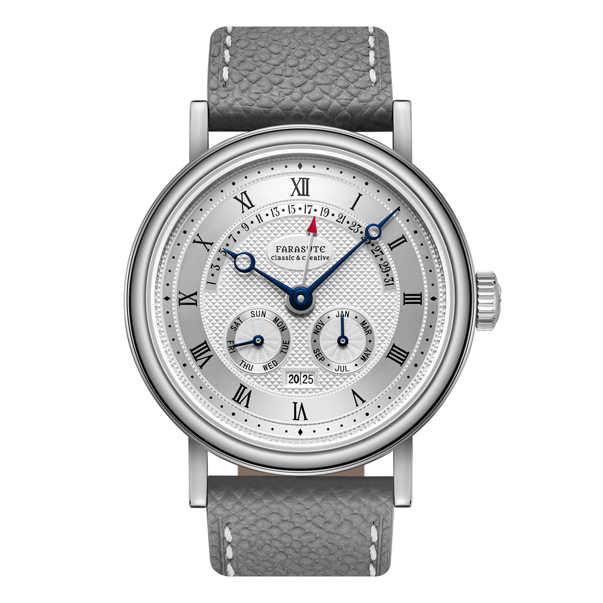 Фото Механические мужские часы Magic City Watch Store с годовым календарем, легкие, роскошные, для бизнеса и отдыха №5