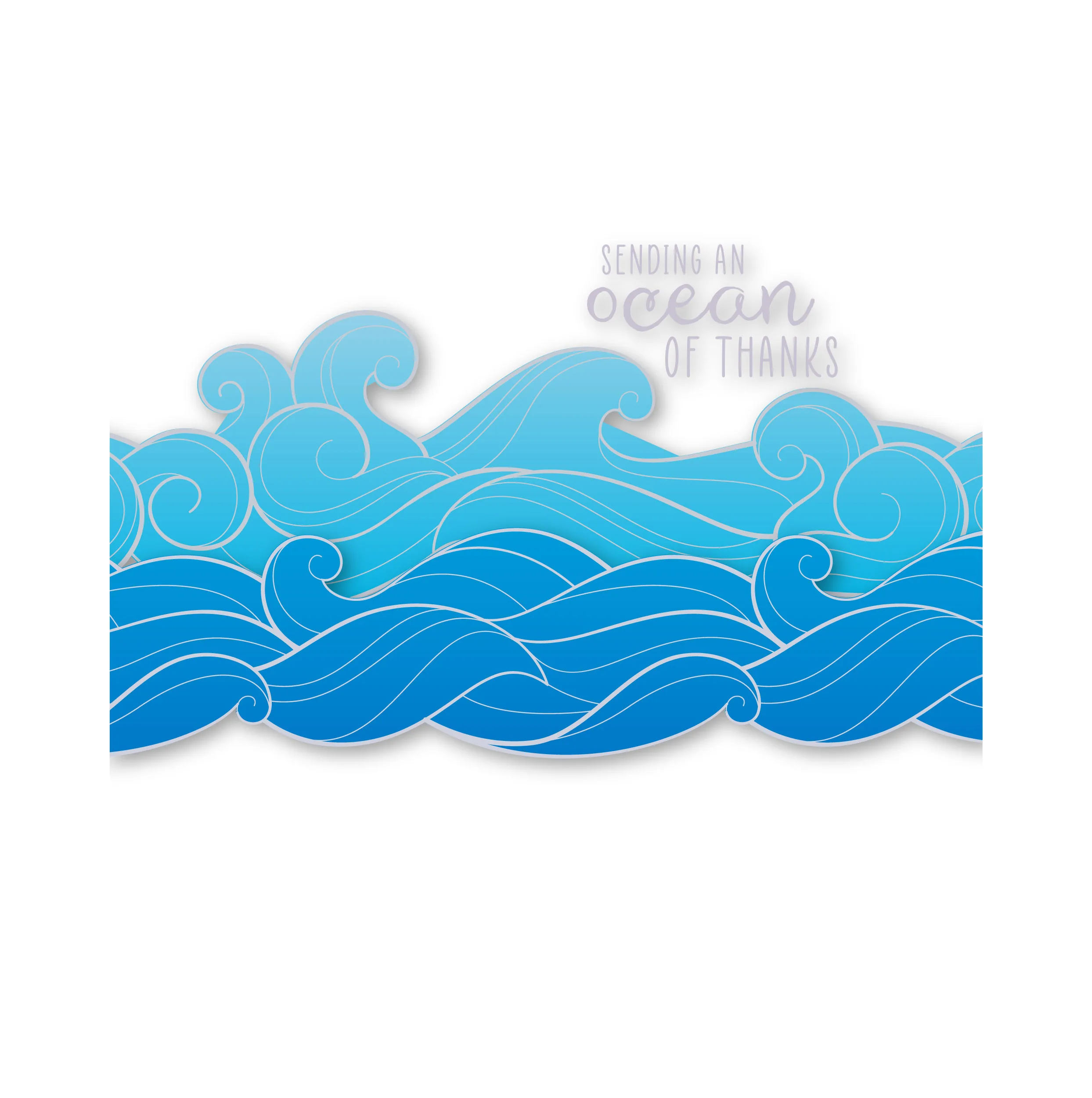 

Sea Wave Metal Cutting Dies Scrapbook Diary Decoration Embossing Cut Template DIY Make Greeting Card Album 2023 New Arrivals