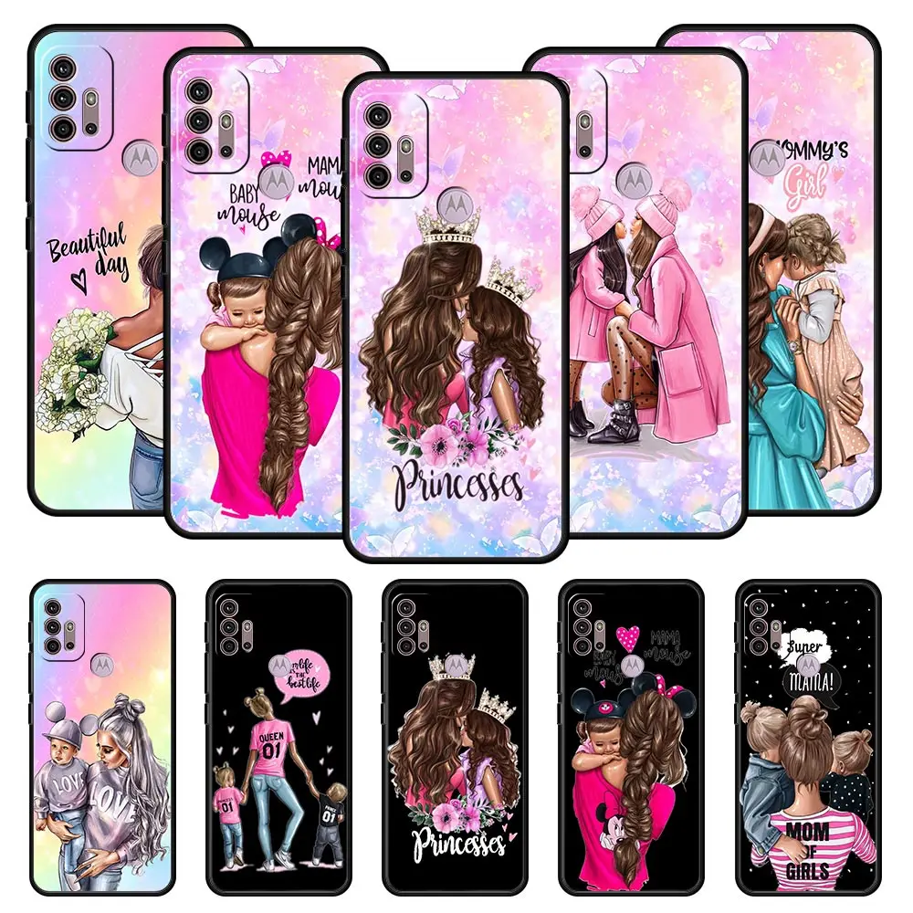

Cover Case for Motorola Moto G30 G60 G22 G31 G51 G71 G200 Edge 20 30 S30 X30 One Fusion Trend Coque Japan Mom And Baby