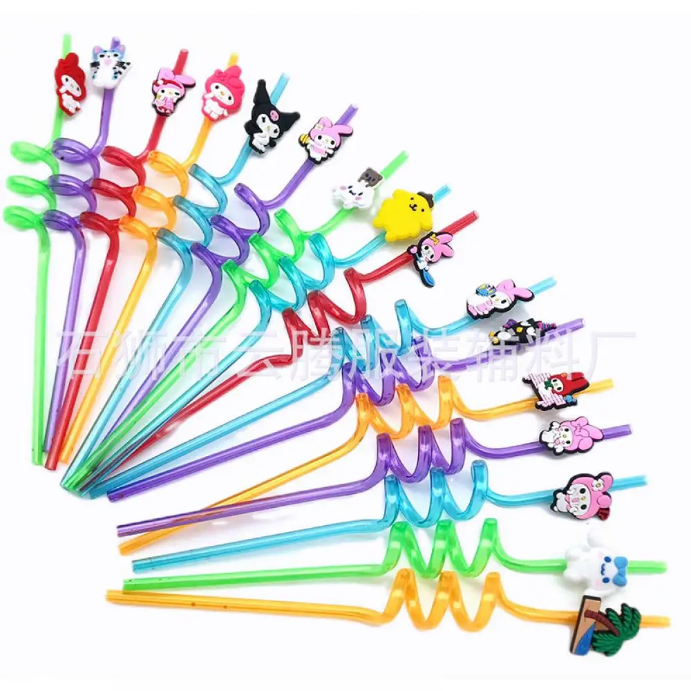 

Kawaii Kuromi My Melody кукла Корица пластырь соломинка аниме Свадьба Вечеринка напитки кухонные питьевые соломинки аксессуары подарки игрушки