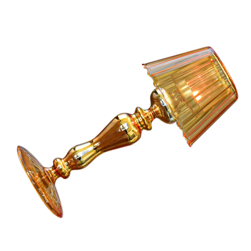 

Candle Holder Table Lamp Shape Candlestick Glass Candle Stand Home Candlestick