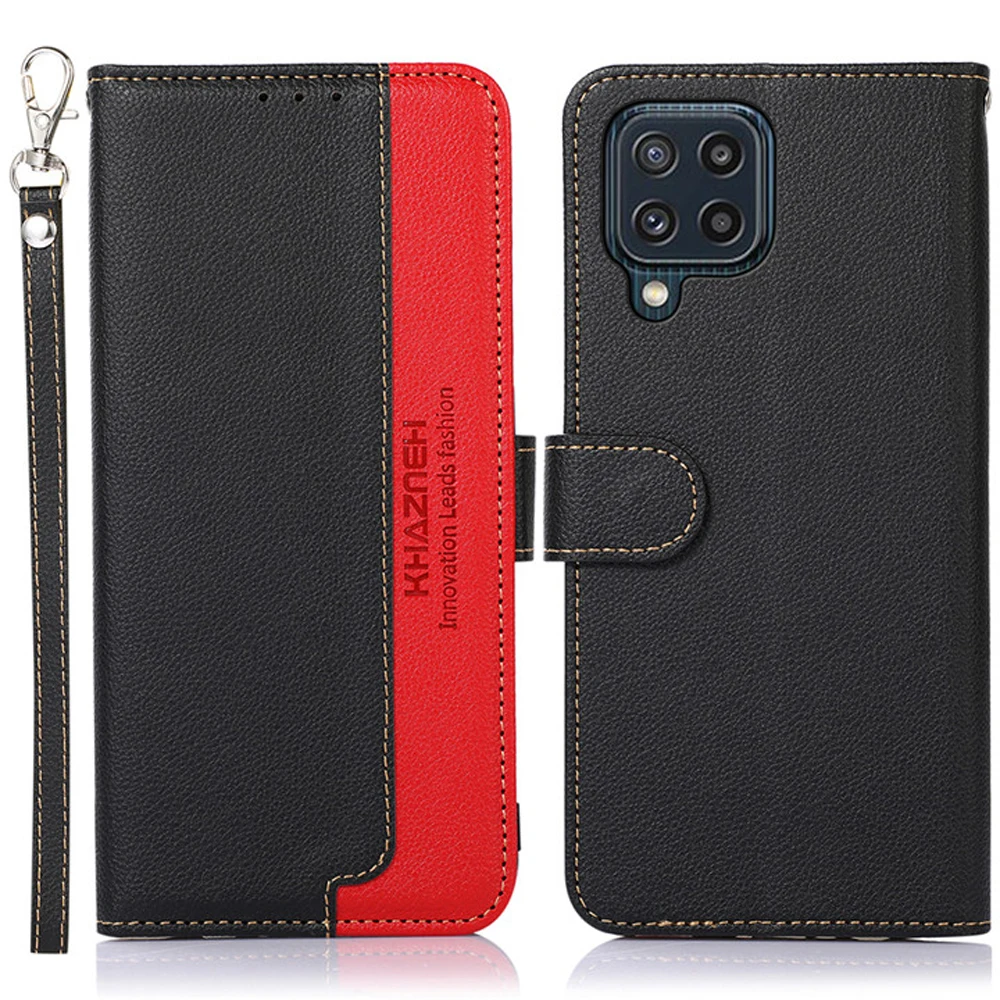 

For Samsung M23 M33 M53 5G 2022 Flip Case Samsung Galaxy M12 Anti-theft Brush Leather Wallet Case for Galaxy M52 M 32 22 Cover