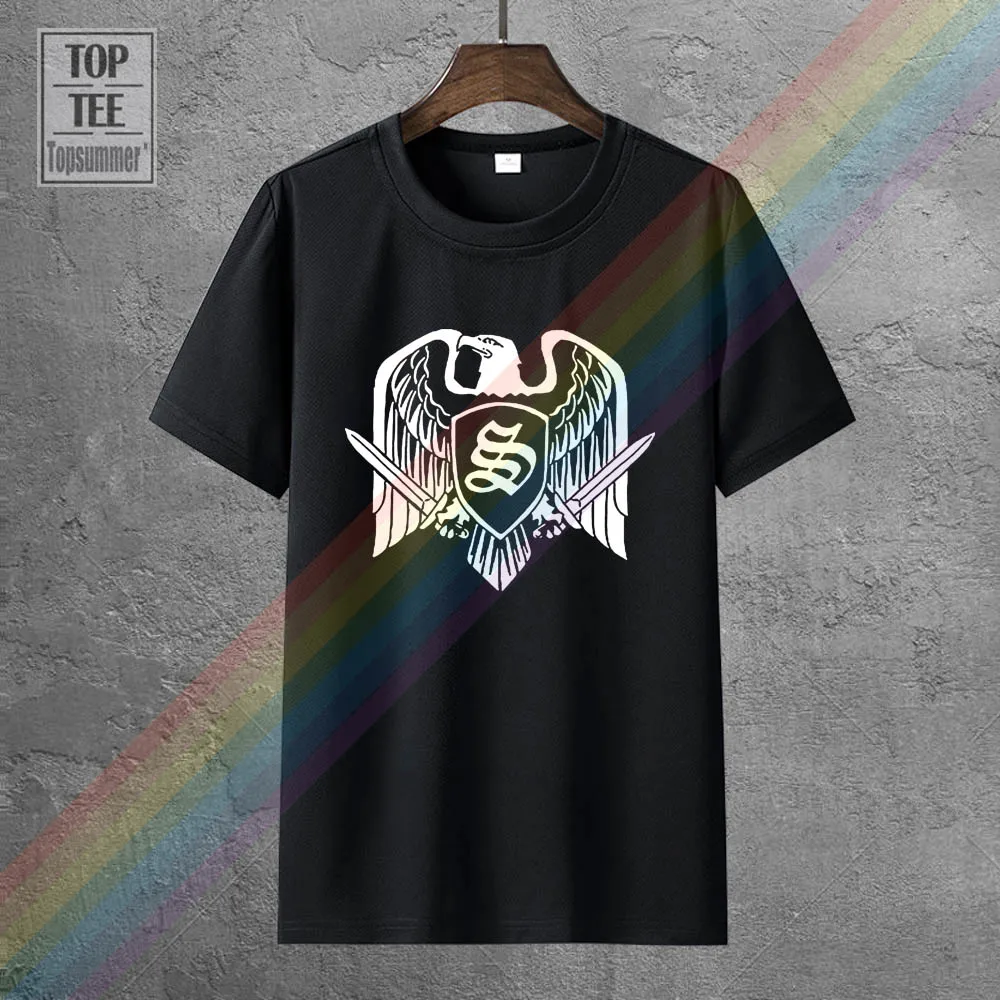 

Футболка с круглым вырезом подроствый ковый Поп Топ Skrewdriver рок-группа Eagle Badge уникальные мужские футболки с коротким рукавом