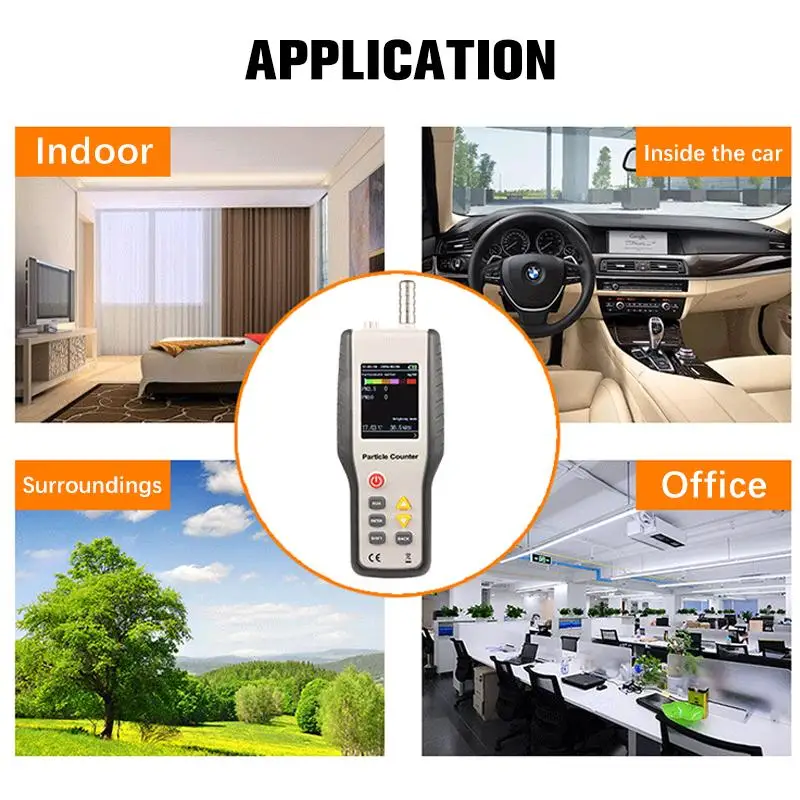 HT-9600 ручной Высокочувствительный детектор частиц Pm2.5 профессиональное качество