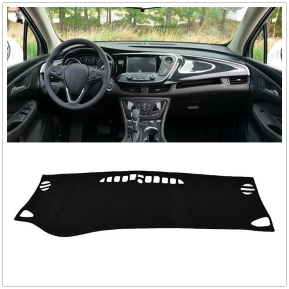 

For Buick Envision Black Dashmat Dashboard Mat Dash Cover Sun Visor Pad