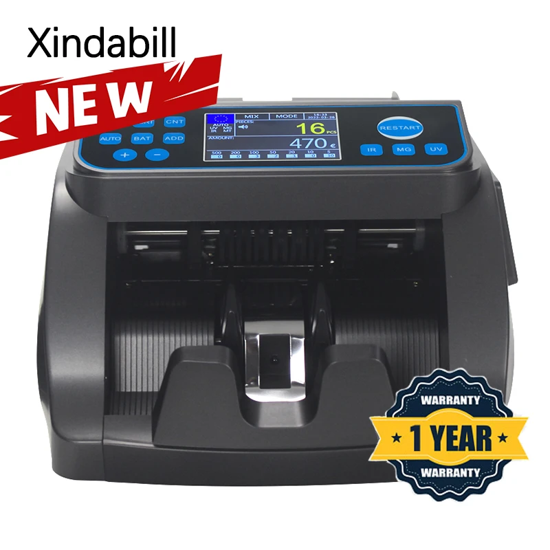 Online Euro value money counting machine fake money detector Bill counter faux billets en euros billetes falsos euros