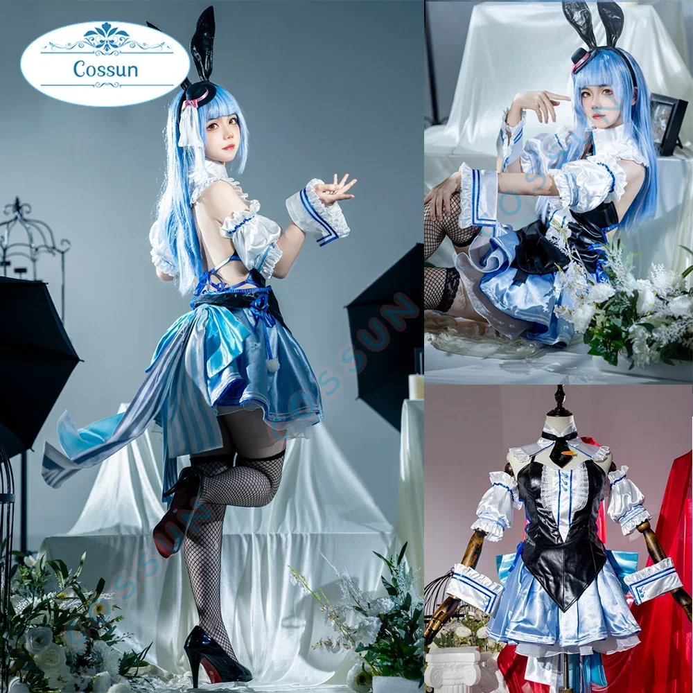 Vtuber Hololive Usada Pekora Bunny Girl Косплей Костюм Новая одежда Игровой костюм Прекрасный