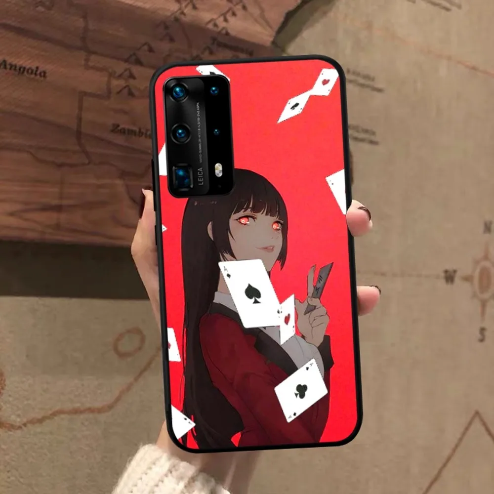 Japanese Anime Kakegurui Jabami Yumeko Phone Case For Huawei P 8 9 10 20 30 40 50 Pro Lite Psmart Honor lite 70 Mate 20lite