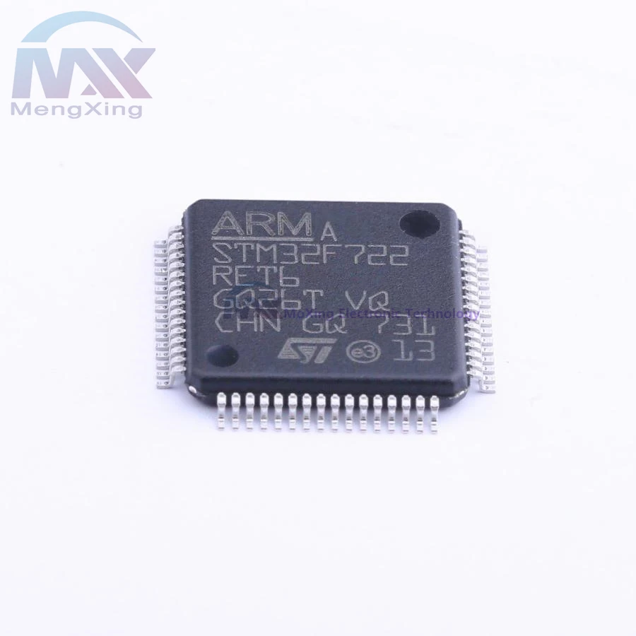 

100% New Original STM32F722RET6 Package LQFP-64 New Original Genuine Microcontroller (MCU/MPU/SOC) IC Chi