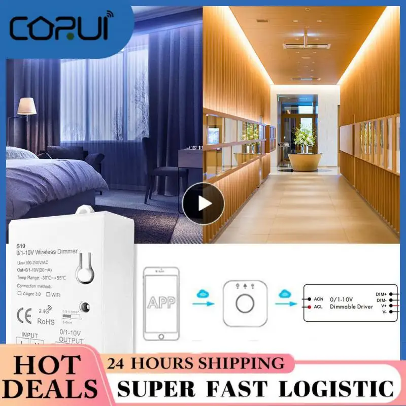 

2/3/5PCS Wireless Lighting Adjustable Switch Mini Zigbee 3.0 Dimmer Remote Control Dimming Controller Support Smartthings