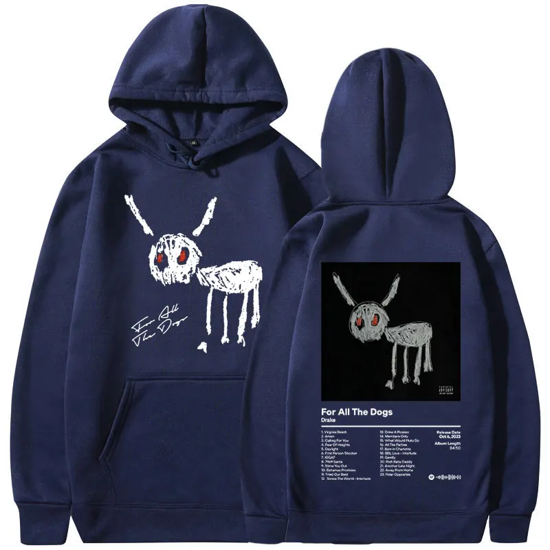 Толстовка мужская оверсайз с длинным рукавом музыкальный альбом рэпер Дрейк для